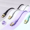 Кабель Joyroom Liquid Silicone USB-C to USB-C 100W 3m Purple (S-3050N18-10-PR)