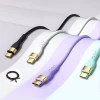 Кабель Joyroom Liquid Silicone USB-C to USB-C 100W 1.2m Black (S-1250N18-10-BK)