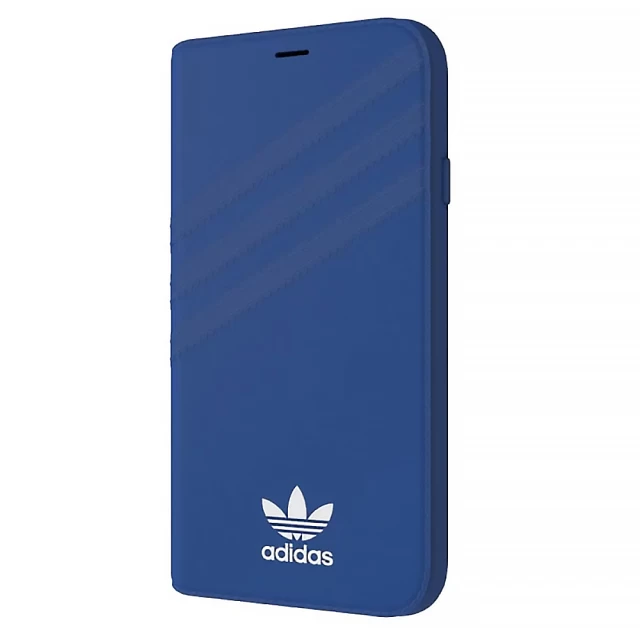 Чехол Adidas OR Suede Booklet для iPhone X | XS Blue (8718846047357)