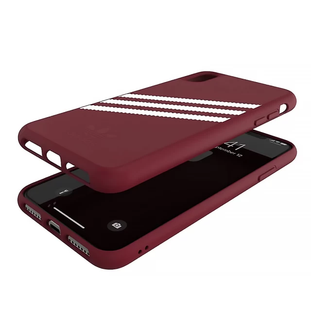 Чехол Adidas OR Molded Suede для iPhone XS Max Red (8718846064859)