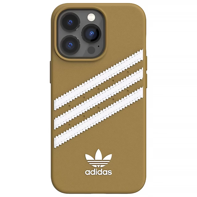 Чохол Adidas OR Molded PU для iPhone 13 | 13 Pro Beige Gold (8718846097628)