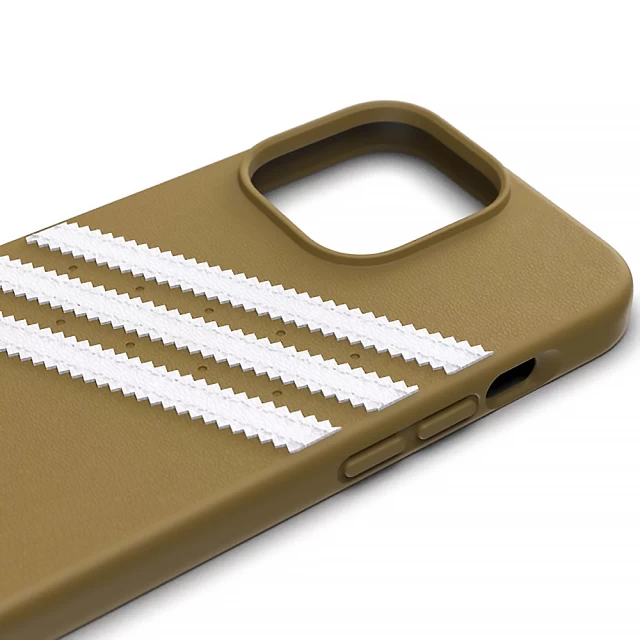 Чехол Adidas OR Molded PU для iPhone 13 | 13 Pro Beige Gold (8718846097628)