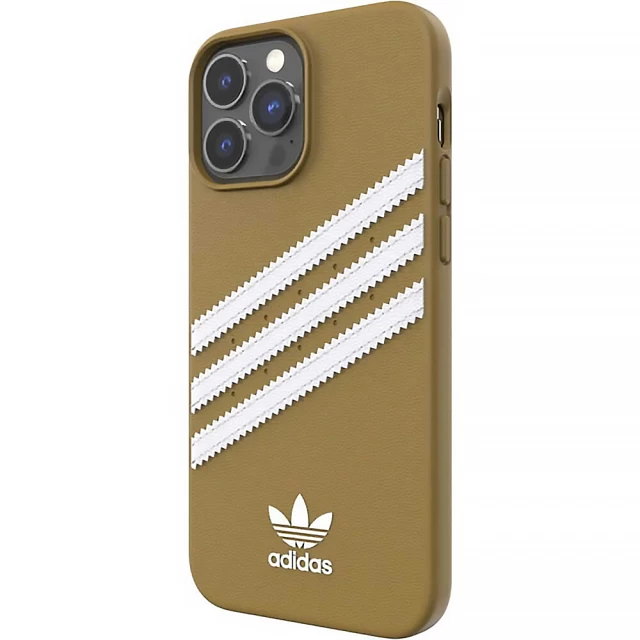 Чохол Adidas OR Molded PU для iPhone 13 Pro Max Beige Gold (8718846097635)