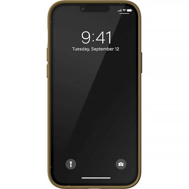 Чехол Adidas OR Molded PU для iPhone 13 Pro Max Beige Gold (8718846097635)