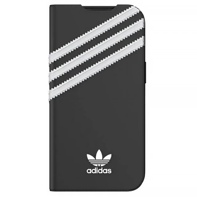 Чохол Adidas OR Booklet PU для iPhone 13 White Black (8718846095495)