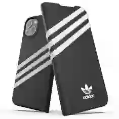 Чехол Adidas OR Booklet PU для iPhone 13 White Black (8718846095495)