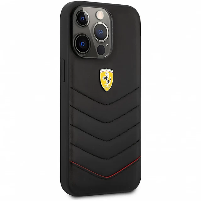 Чохол Ferrari Off Track Quilted для iPhone 13 | 13 Pro Black (FEHCP13LRQUK)