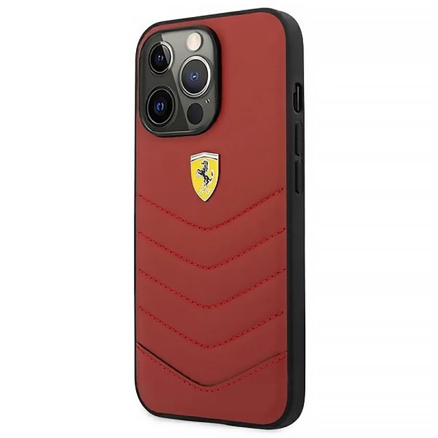 Чохол Ferrari Off Track Quilted для iPhone 13 Pro Max Red (FEHCP13XRQUR)