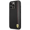 Чохол Ferrari Carbon для iPhone 14 Pro Black (FEHCP14LAXBK)