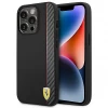 Чохол Ferrari Carbon для iPhone 14 Pro Black (FEHCP14LAXBK)