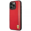 Чехол Ferrari Carbon для iPhone 14 Pro Red (FEHCP14LAXRE)