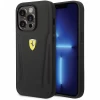 Чохол Ferrari Leather Stamp Sides для iPhone 14 Pro Black (FEHCP14LRBUK)