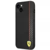 Чехол Ferrari Carbon для iPhone 14 Plus Black (FEHCP14MAXBK)
