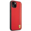 Чохол Ferrari Carbon для iPhone 14 Red (FEHCP14SAXRE)