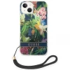 Чехол Guess Flower Strap для iPhone 14 Blue (GUOHCP14SHFLSB)