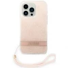 Чехол Guess 4G Print Strap для iPhone 14 Pro Max Pink (GUOHCP14XH4STP)