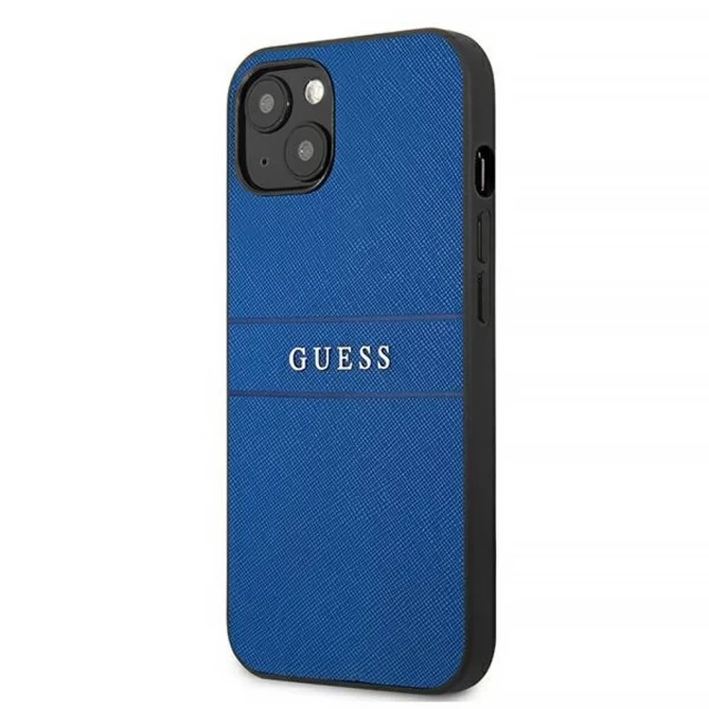 Чехол Guess Saffiano Strap для iPhone 13 mini Blue (GUHCP13SPSASBBL)