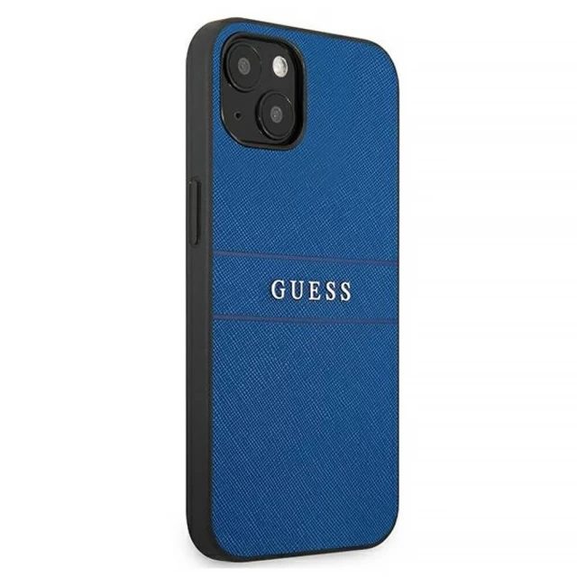 Чехол Guess Saffiano Strap для iPhone 13 mini Blue (GUHCP13SPSASBBL)