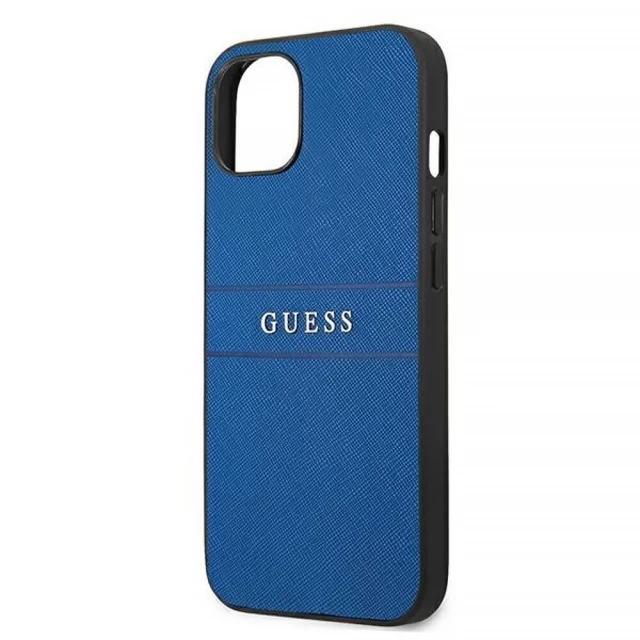 Чохол Guess Saffiano Strap для iPhone 13 mini Blue (GUHCP13SPSASBBL)