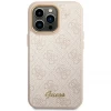 Чехол Guess 4G Vintage Gold Logo для iPhone 14 Pro Max Pink (GUHCP14XHG4SHP)