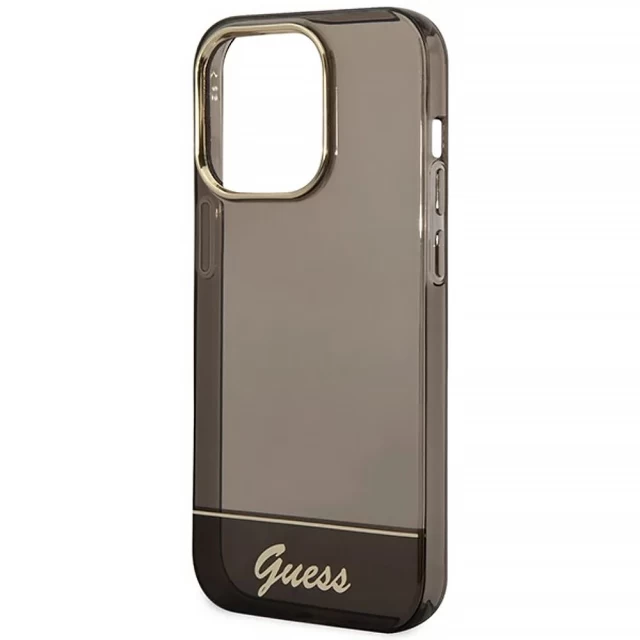 Чохол Guess Translucent для iPhone 14 Pro Max Black (GUHCP14XHGCOK)