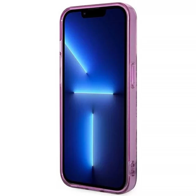 Чохол Guess Jungle Collection для iPhone 14 Pro Max Pink (GUHCP14XHGJGHP)