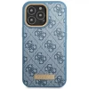 Чехол Guess 4G Logo Plate для iPhone 13 Pro Max Blue with MagSafe (GUHMP13XU4GPRB)