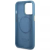 Чехол Guess 4G Logo Plate для iPhone 13 Pro Max Blue with MagSafe (GUHMP13XU4GPRB)