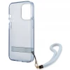 Чехол Guess Translucent Strap для iPhone 13 Pro Max Blue (GUHCP13XHTSGSB)