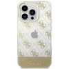 Чехол Guess 4G Pattern Script для iPhone 14 Pro Gold (GUHCP14LHG4MHG)