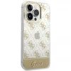 Чохол Guess 4G Pattern Script для iPhone 14 Pro Gold (GUHCP14LHG4MHG)