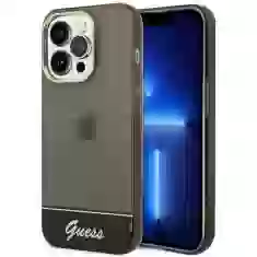 Чехол Guess Translucent для iPhone 14 Pro Black (GUHCP14LHGCOK)