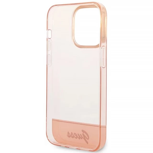 Чехол Guess Translucent для iPhone 14 Pro Pink (GUHCP14LHGCOP)