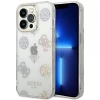 Чохол Guess Peony Glitter для iPhone 14 Pro Transparent (GUHCP14LHTPPTH)