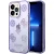 Чохол Guess Peony Glitter для iPhone 14 Pro Lilac (GUHCP14LHTPPTL)