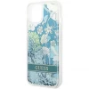 Чохол Guess Flower Liquid Glitter для iPhone 14 Green (GUHCP14SLFLSN)