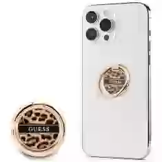 Кольцо-держатель для смартфона Guess Ring Stand Leopard Brown (GURSHCLEOW)