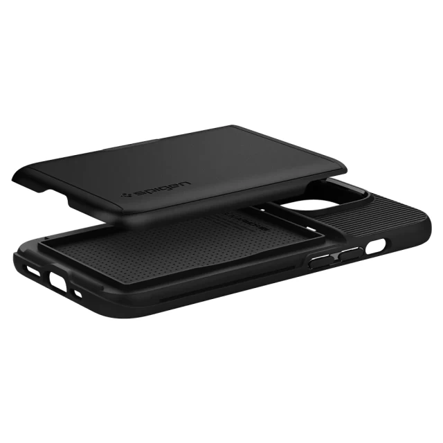 Чехол Spigen Slim Armor Cs для iPhone 13 Pro Black (8809811850222)