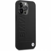 Чехол BMW Signature Logo Imprint для iPhone 14 Pro Black with MagSafe (BMHMP14LSLLBK)