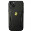 Чохол Ferrari Leather Stamp Sides для iPhone 14 Plus Black (FEHCP14MRBUK)
