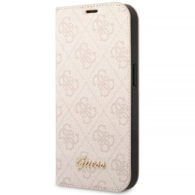 Чехол Guess 4G Vintage Gold Logo для iPhone 14 Pink (GUBKP14SHG4SHP)