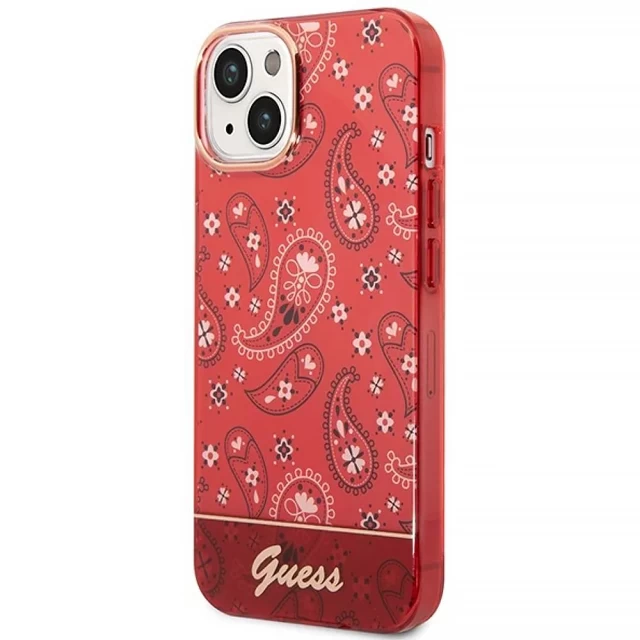 Чехол Guess Bandana Paisley для iPhone 14 Red (GUHCP14SHGBNHR)