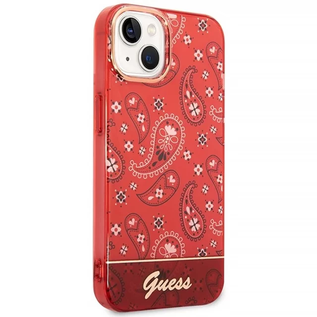 Чехол Guess Bandana Paisley для iPhone 14 Red (GUHCP14SHGBNHR)