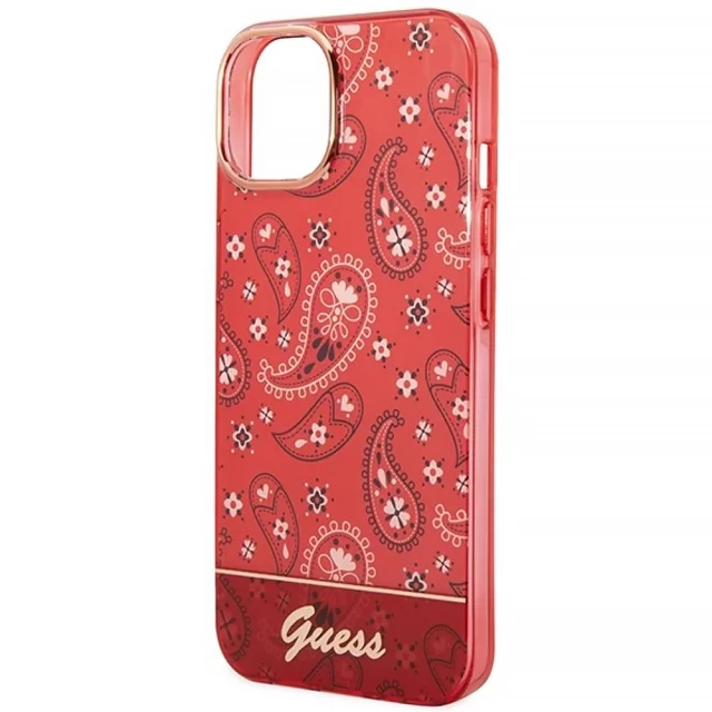 Чехол Guess Bandana Paisley для iPhone 14 Red (GUHCP14SHGBNHR)