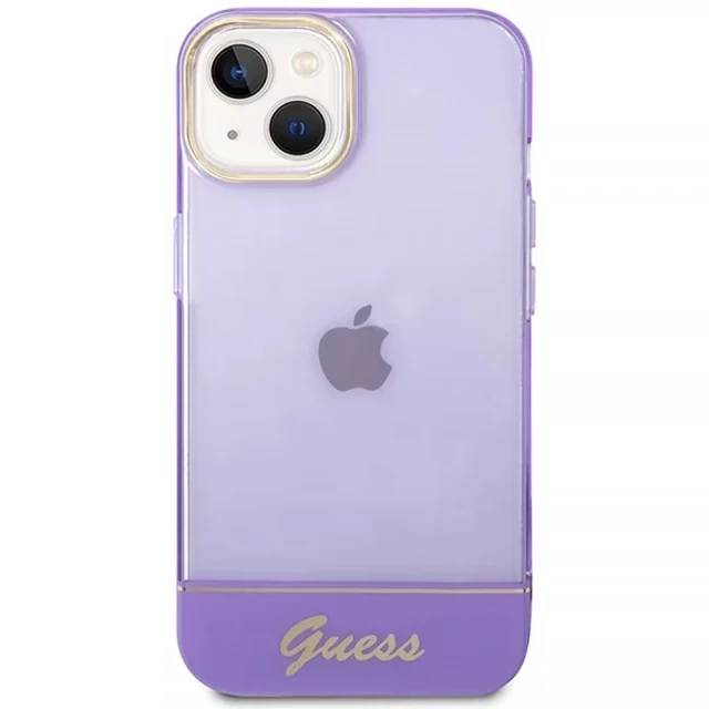 Чохол Guess Translucent для iPhone 14 Purple (GUHCP14SHGCOU)