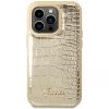 Чехол Guess Croco Collection для iPhone 14 Pro Gold (GUHCP14LHGCRHD)