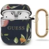 Чохол для навушників Guess Flower Collection для AirPods Blue (GUACA2TPUBKFL03)