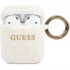 Чохол для навушників Guess Silicone Glitter для AirPods White (GUACCSILGLWH)