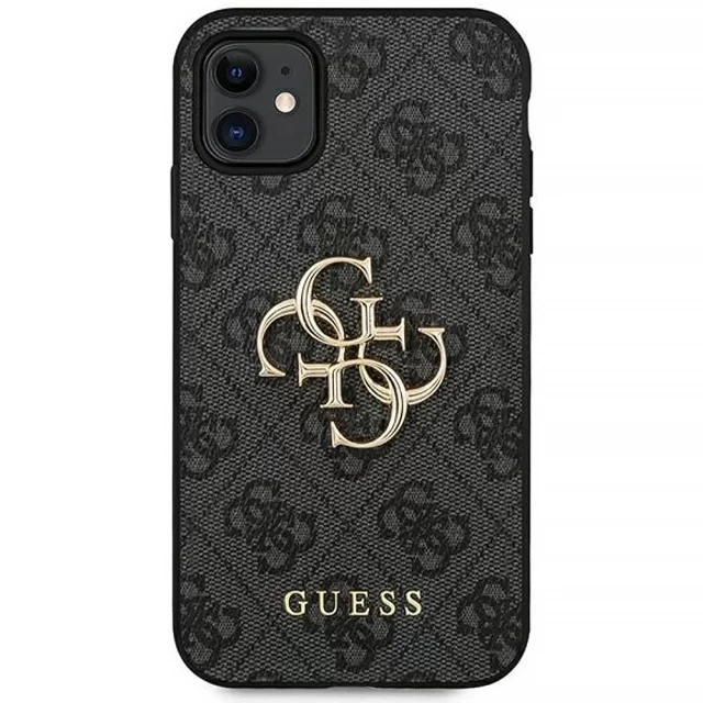 Чехол Guess 4G Big Metal Logo для iPhone 11 Grey (GUHCN614GMGGR)