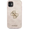 Чохол Guess 4G Big Metal Logo для iPhone 11 Pink (GUHCN614GMGPI)